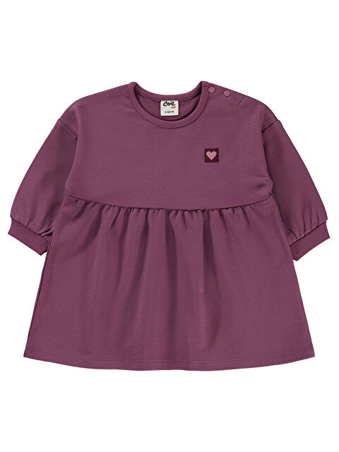 Civil Baby Kız Bebek Elbise 6-18 Ay Koyu Gül Kurusu - S000417409-20030