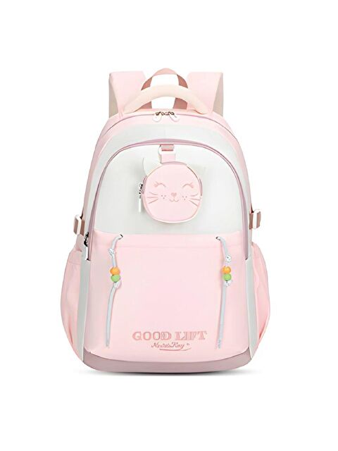 Muggle 3 Bölmeli Good Lift Kolej Okul Sırt Çantası Pembe (MU-1605) - S000426160-20024