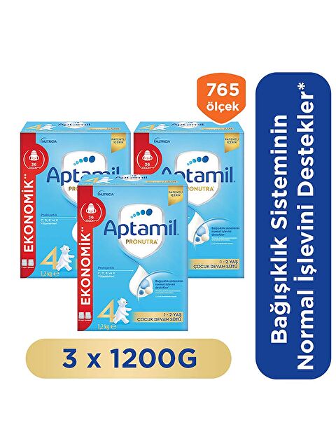 Aptamil 4 Devam Sütü 1200x3 G 1 Yaş+ - S000433183-10231