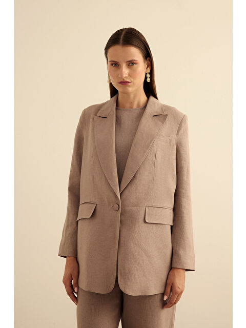 AKER Vizon Keten Ceket