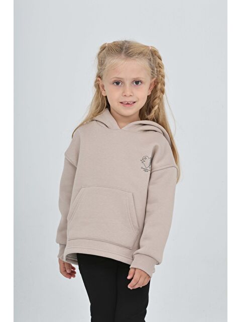 Toontoykids Kız Çocuk Kalp Baskılı Sweatshırt - S000484365-19928