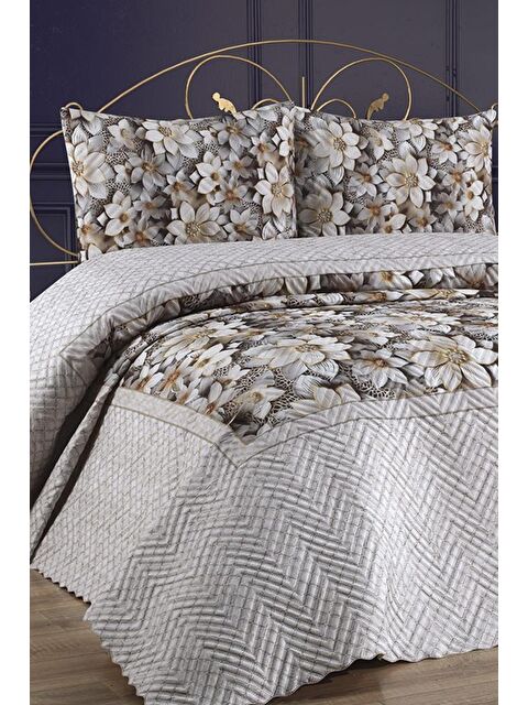 Çeyiz Diyarı Ultrasonik Kapitoneli Dide Çift Kişilik Yatak Örtüsü - S000486699-23173