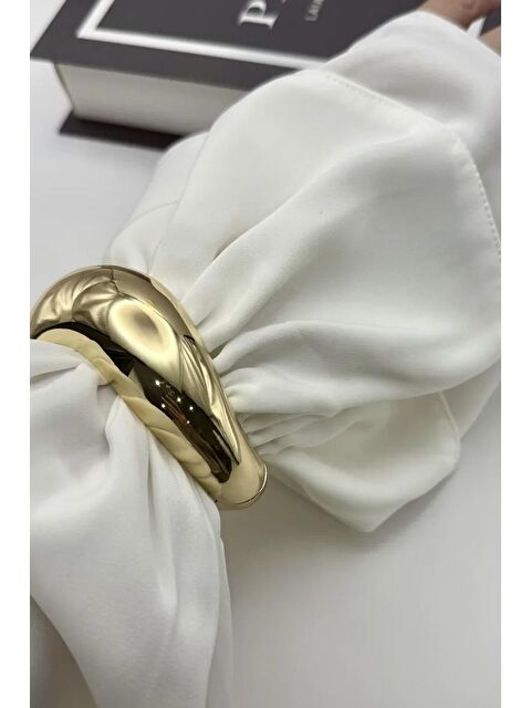New Obsessions Altın Kaplama Kalın Cuff Kelepçe Bilezik - S000433172-20076