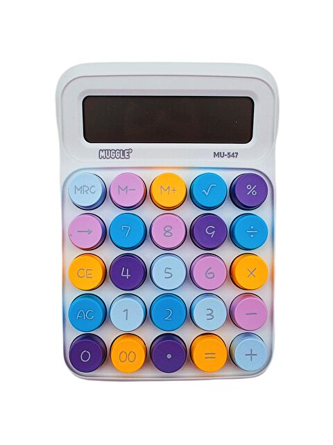 Muggle MU-547 Masaüstü 12 Haneli Pilli Hesap Makinesi Beyaz - S000369843-20063