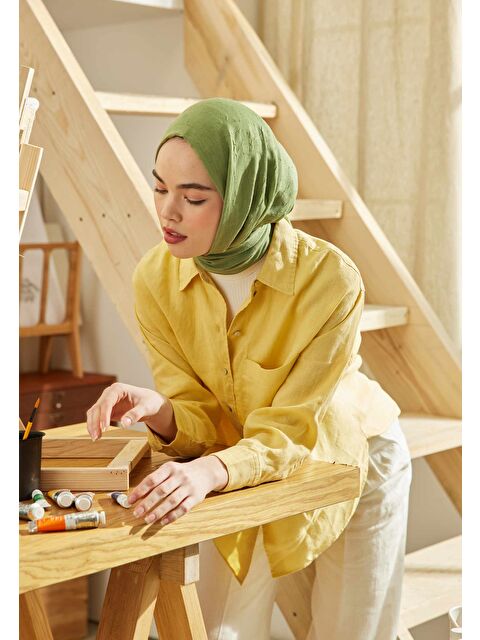 Fresh Scarfs Bambu Şal Yaprak - S000420480-229