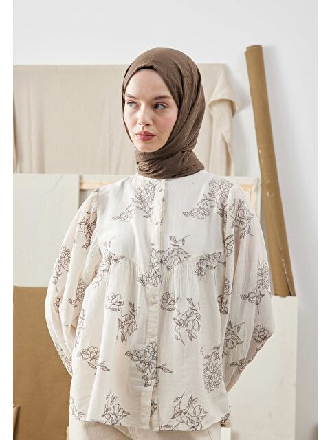 Fresh Scarfs Bambu Şal Tozlu Kahve - S000420480-1358