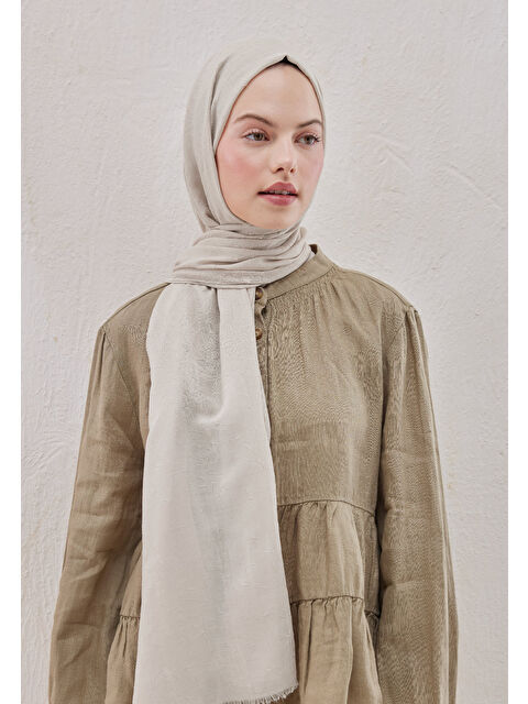 Fresh Scarfs Bambu Şal Fildişi - S000420480-26412