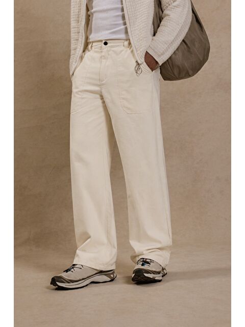 Tarz Cool Erkek Geniş Paça Baggy Pantolon