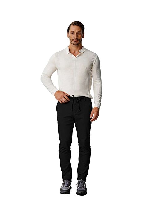 igs Siyah Jogger Stil Erkek Pantolon – Lastikli İpli