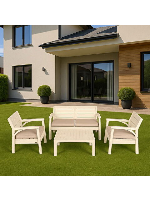 Holiday Miami Balkon ve Bahçe Oturma Grubu - Cappuccino - S000417771-19413