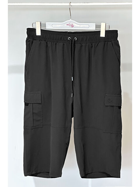 Remsa Mayo Kargo Cep Erkek Şort Kapri Mayo RKS-09 Siyah - S000386445-19351