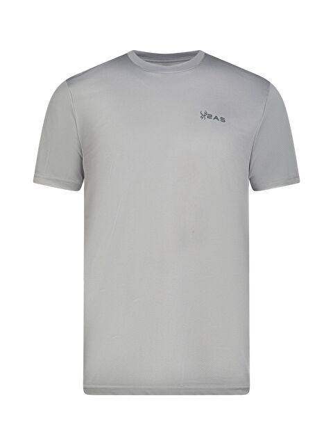 2AS Fiji Sıfır Yaka Tişört Antrasit - S000486383-29666