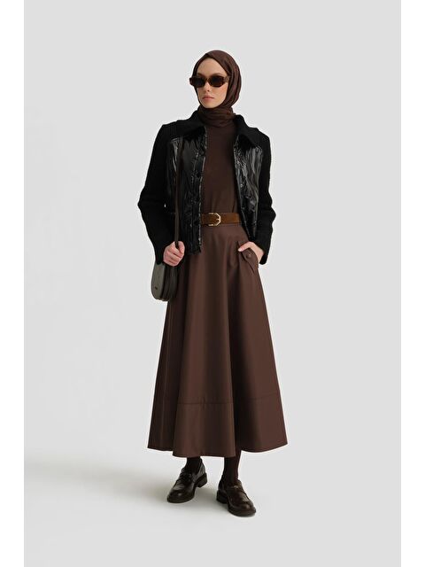 ARMİNE Triko Garnili Mont 24K5711 Siyah - S000508471-19351