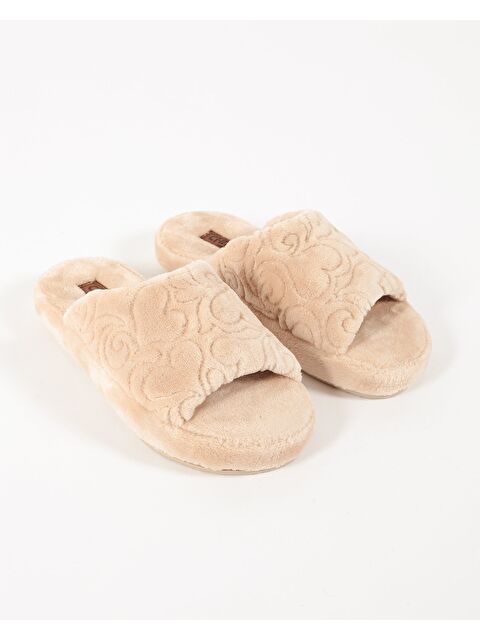 Chirpy Kadın Nakış Detaylı Ev Terliği-TALIA - S000495209-19928