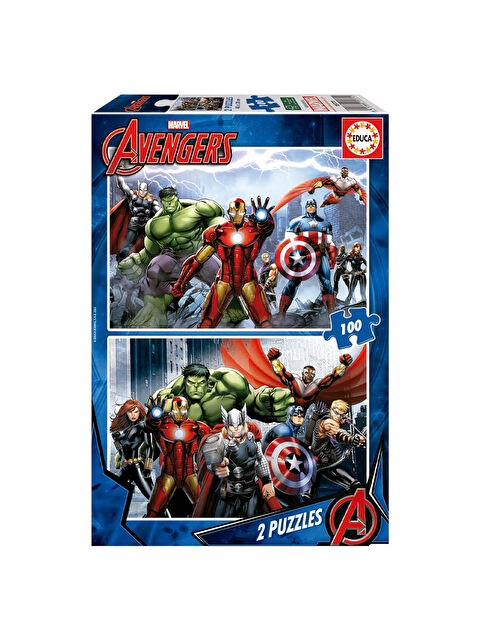 Educa Puzzle 2X100 Marvel Avengers Yenilmezler 15771