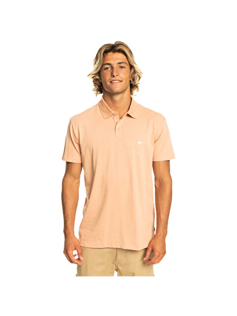 Quiksilver Essentialpolo Kttp Erkek Kahverengi Polo Tişört - S000500811-27204
