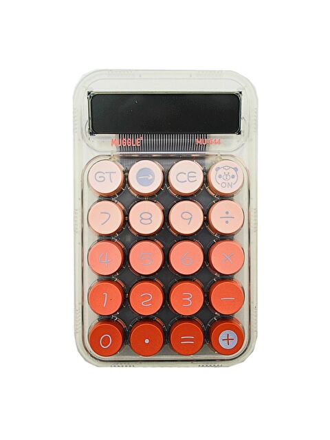 Muggle MU-544 Masaüstü 10 Haneli Pilli Hesap Makinesi Transparan Latte - S000369851-19413