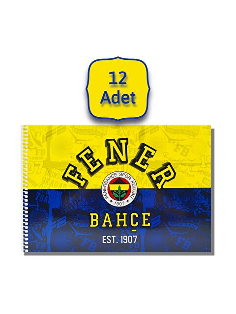 Timon 17x24 15 Yaprak Karton Kapak Spiralli Resim Defteri 12 Adet - S000397776-2525