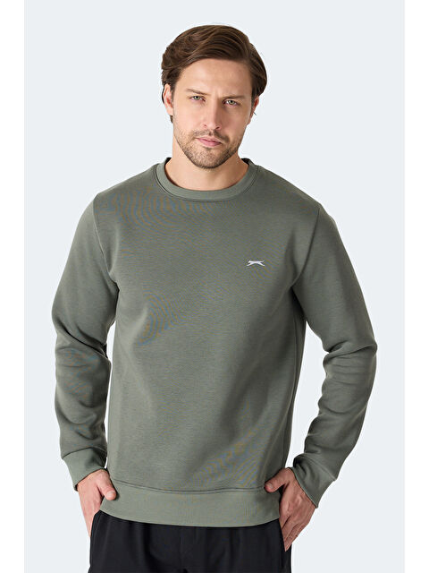 SLAZENGER MEGAR I Erkek Haki Sweatshirt - S000460017-18547