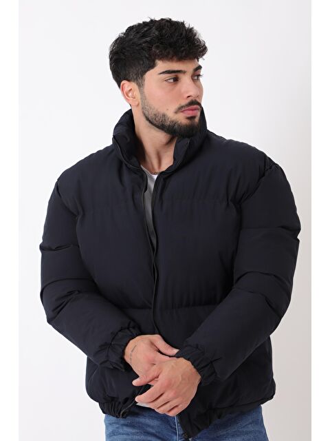 Stilkombin Dik Yaka  Bomber Şişme Kışlık Mont PLDP 3018_50465 - S000450995-21164