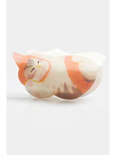 Fullamoda Kedi Figürlü Kemik Mandal Toka - S000421641-24085