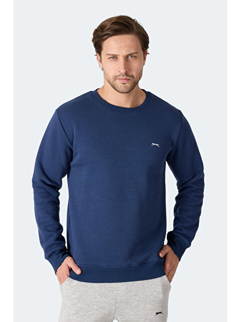 SLAZENGER MEGAR I Erkek Lacivert Sweatshirt - S000460017-21164