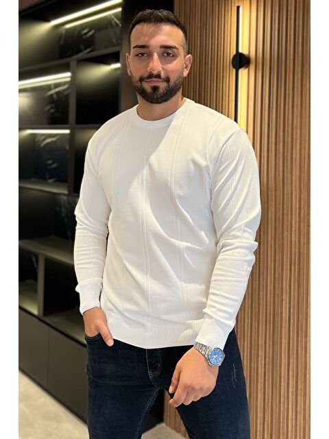 Mishar İtalia Erkek Bisiklet Yaka Triko Kazak - S000427922-20063