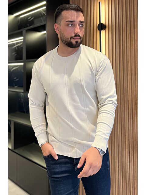 Mishar İtalia Erkek Bisiklet Yaka Triko Kazak - S000427922-25636