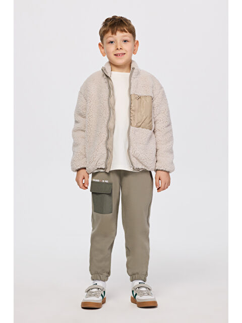 Panço Erkek Çocuk Pelüş Taş Ceket - S000525852-25636