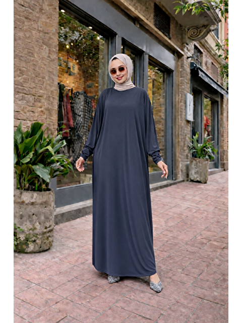 Comstar Kadın Premium Comfort Uzun Füme Namaz Elbisesi