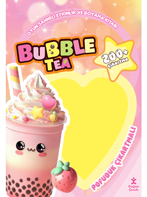 Doğan Çocuk Bubble Tea – Pofuduk Çıkartmalı Etkinlik Kitabı - - S000365965-20063