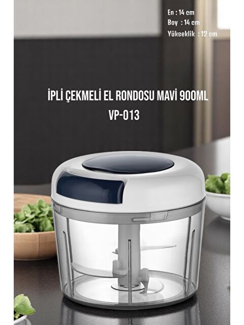 Technow Vip Ahmet Pratik Ipli El Rondosu 900 Ml Mavi - S000384815-17234