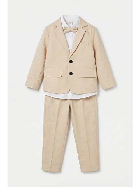 Magu Erkek Çocuk Pamuklu Ceketli Klasik Takım (4 Parça) - S000505297-23173