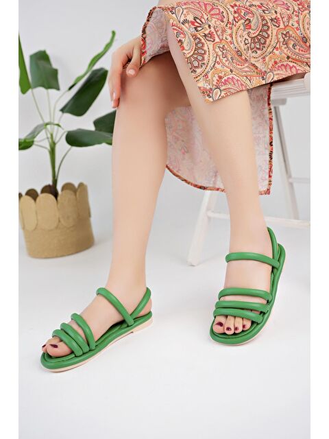 MODAFRATO MILA Kadın Sandalet Hafif Yazlık Ayakkabı Anatomik Taban - S000497963-18194