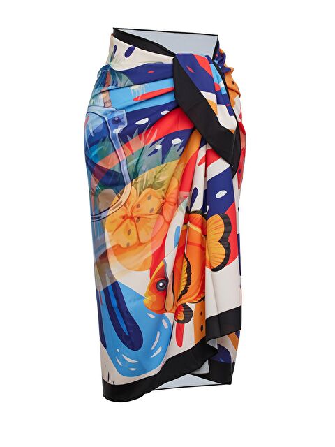 Sailor Moda Hawaii 4 Pareo İç Göstermez - S000362001-23173