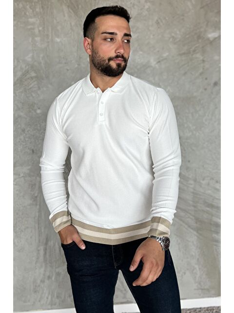 Mishar İtalia Polo Yaka Düğmeli Erkek Triko Kazak - S000427927-20063