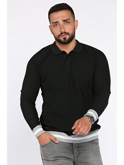 Mishar İtalia Polo Yaka Düğmeli Erkek Triko Kazak - S000427927-19351