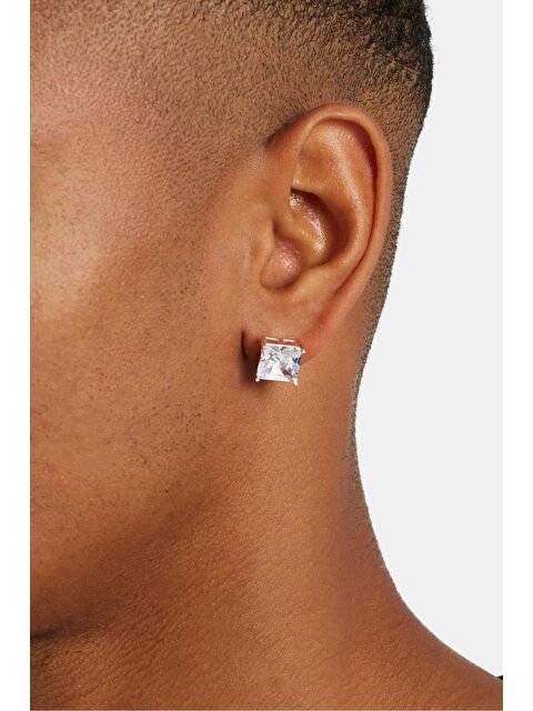 New Obsessions Zirkon Kare Lüks Tektaş Küpe Seti 6'lı Paket - S000500835-18105