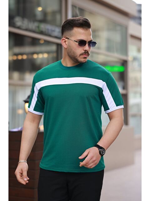 Jane's Erkek şerit Detaylı Kısa Kollu T-shirt - S000528290-18194