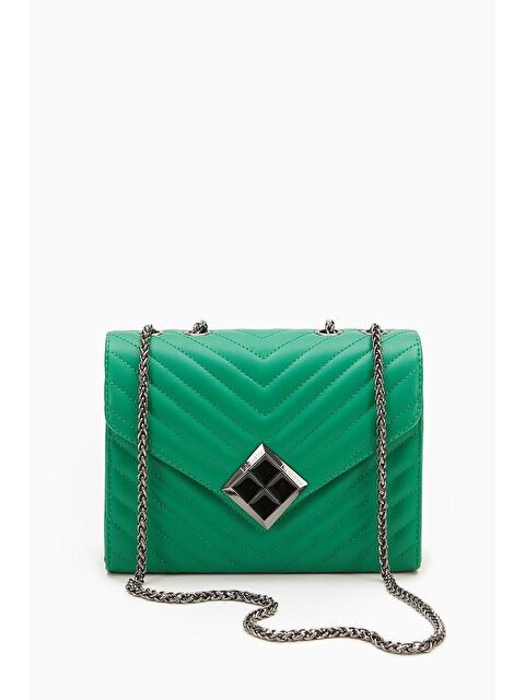 LEVİDOR Yeşil Kadın Omuz Çantası 930076 - S000420224-18194