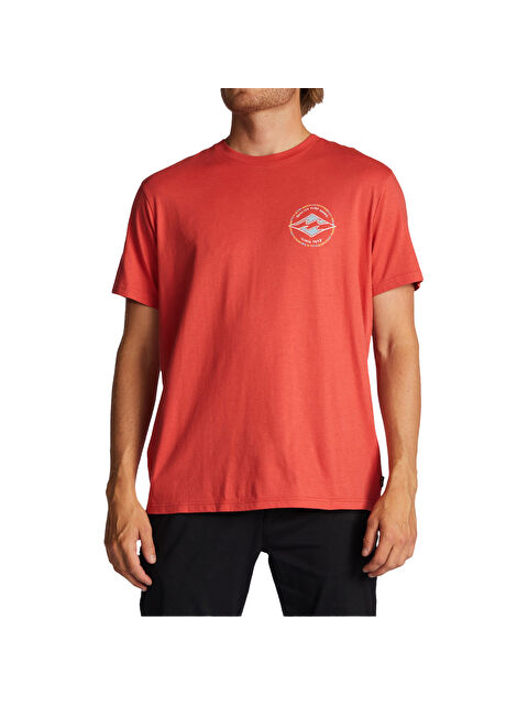 Billabong Rotor Diamond Ss Erkek Kırmızı Tişört - S000489002-18657