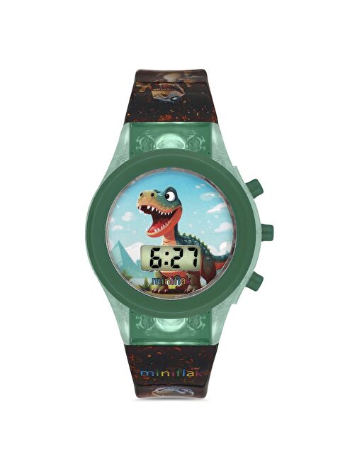 MiniFlak Dinozor MFD7001 Işıklı Çocuk Saati - S000407998-19413