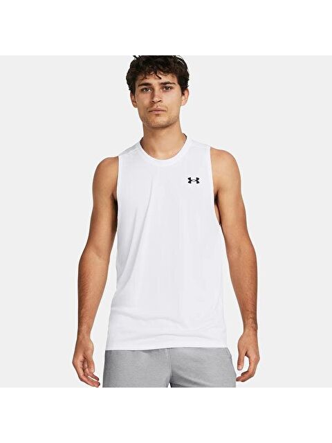 Under Armour Tech Erkek Beyaz Atlet