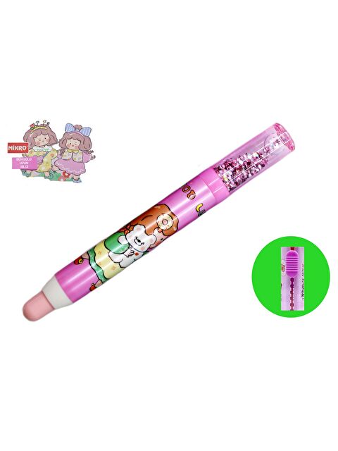 Mikro Anime Vibe Uzun Sürgülü Silgi Simli (ER-4581) 1 Adet - S000434611-27074