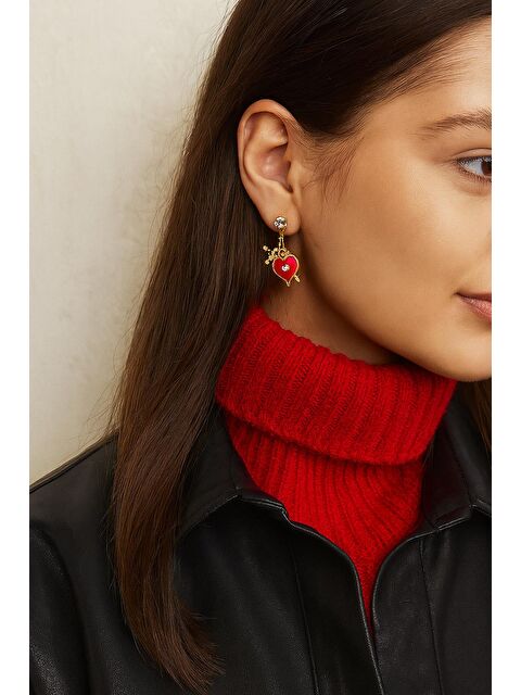 New Obsessions Mini Sallantılı Küpe - S000482768-20045