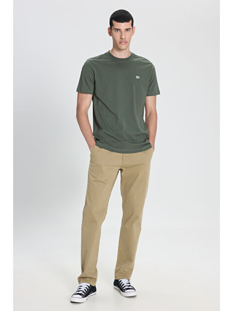 Lee Extreme Motion Slim Fit Dar Kesim Normal Bel Bej Esnek Pantolon - S000530615-18194