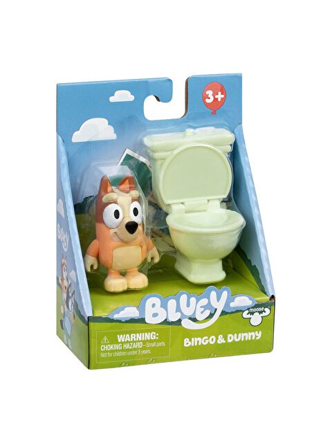 Mucit Panda Moose Toys Bluey Tek Figür Aksesuarlı Set - Bingo ve Klozet - S000492853-10231