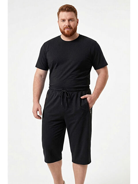 Remsa Erkek Şort Kapri 5060 Siyah