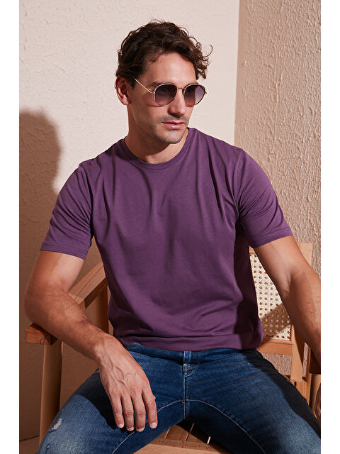 Buratti Pamuklu Regular Fit Bisiklet Yaka %100 Pamuk Tişört 59020204 - S000421662-20036