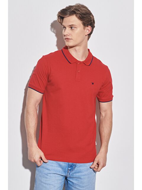 Wrangler Slim Fit Dar Kesim Polo Yaka %100 Pamuk Tişört - S000530617-20045